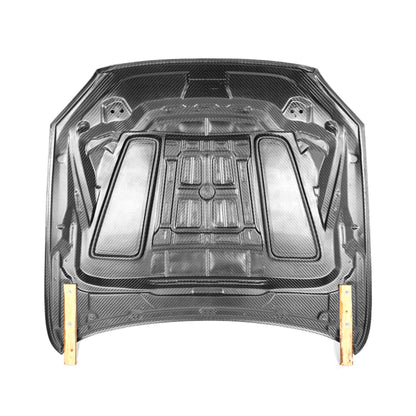 Carbon Fiber Double Side Vent Front Hood I F06 F12 F13 M6